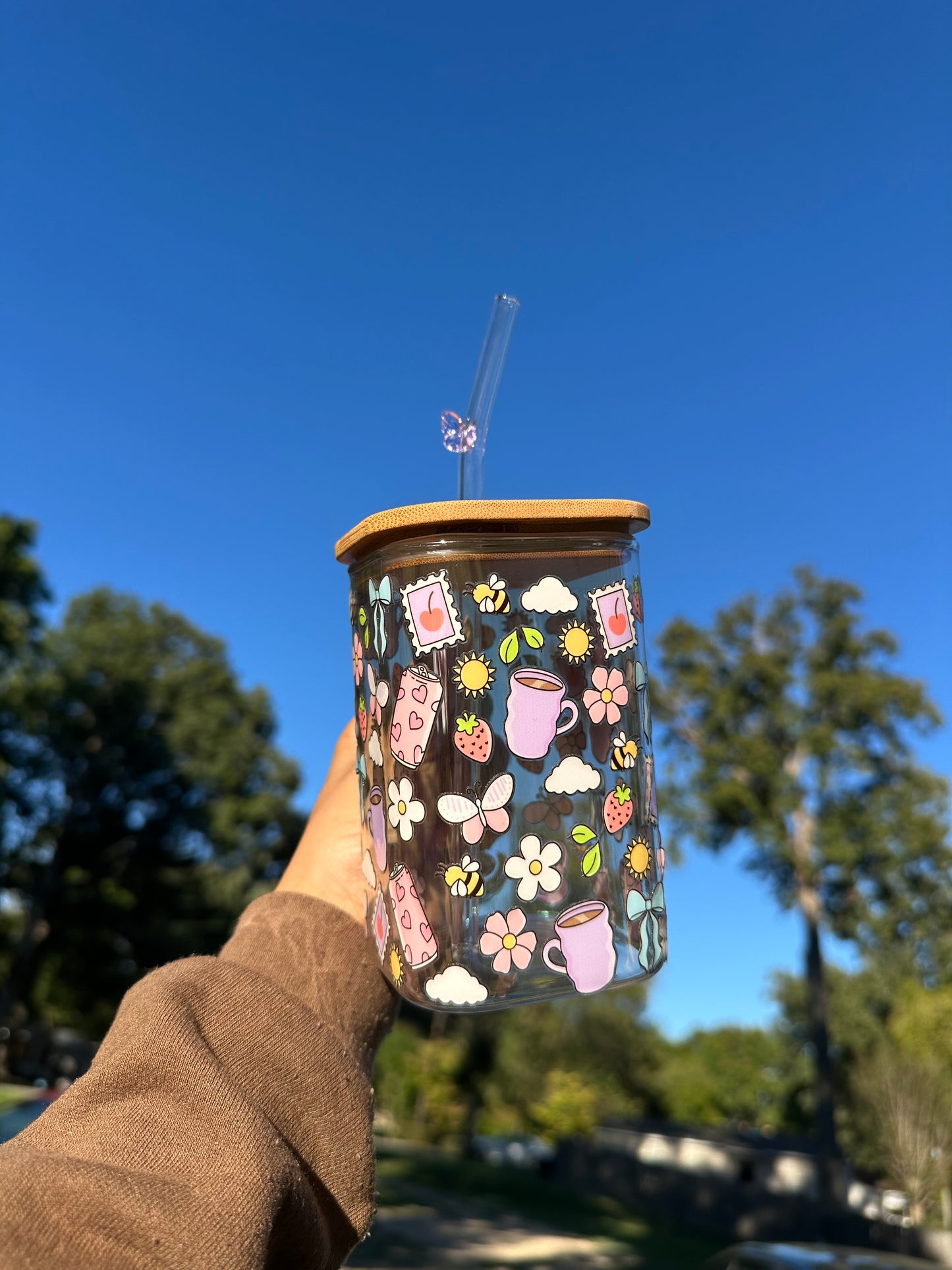 Taza de vidrio