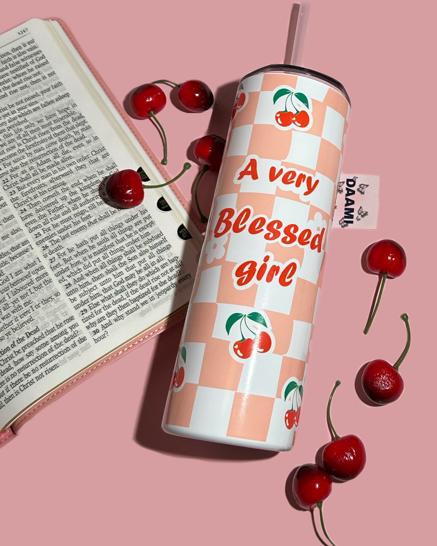 “A very blessed girl” cup 20oz