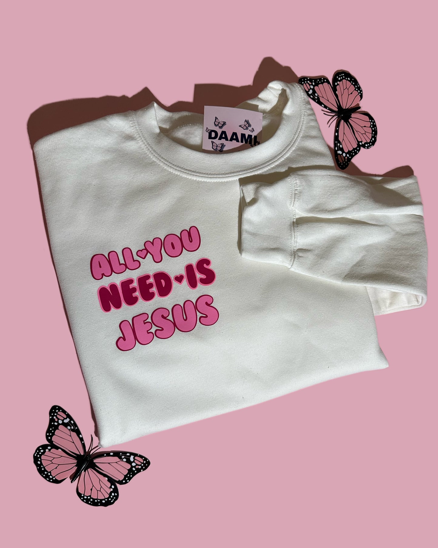 “All you need is Jesus” sudadera 💕