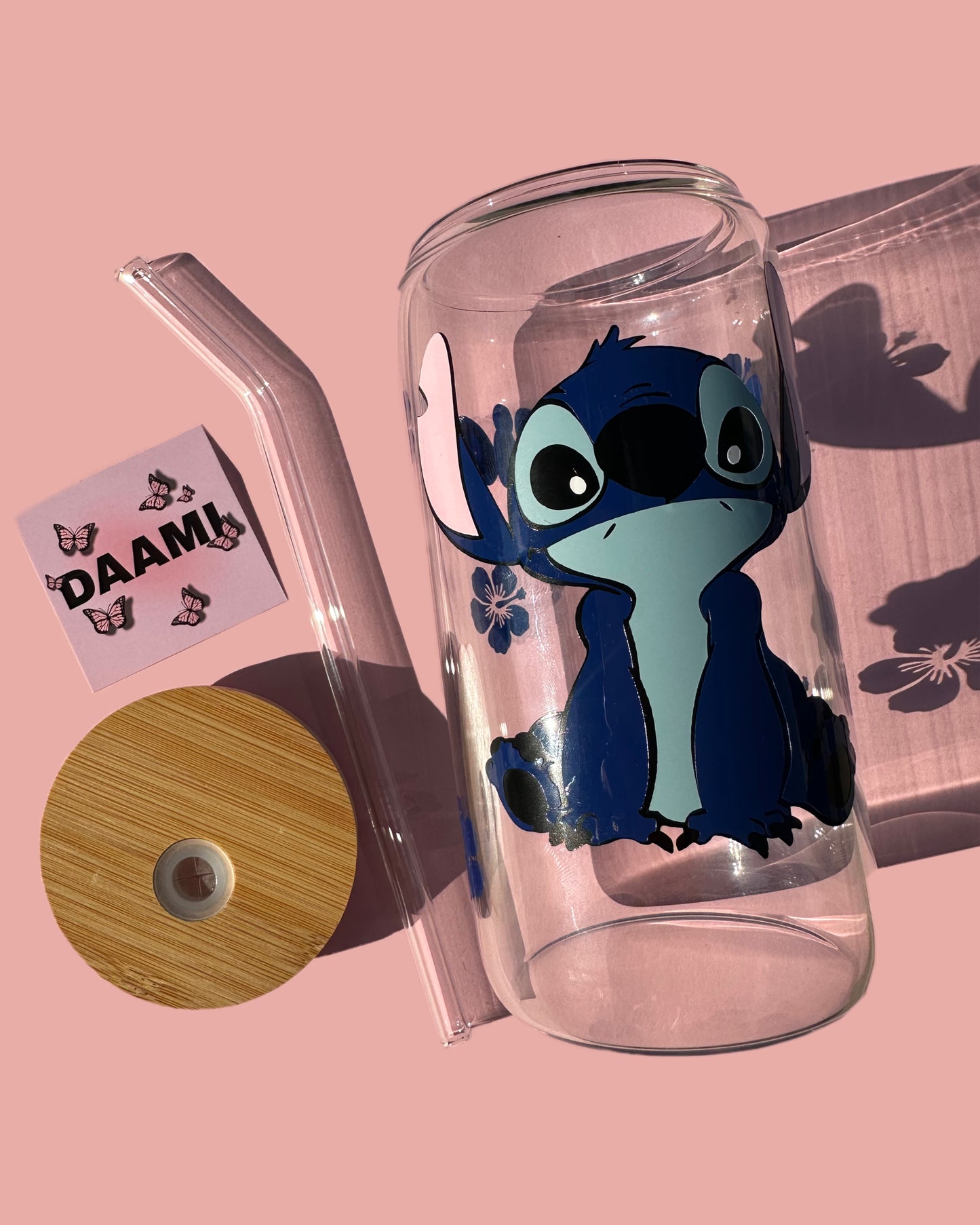 Stitch cup-glass