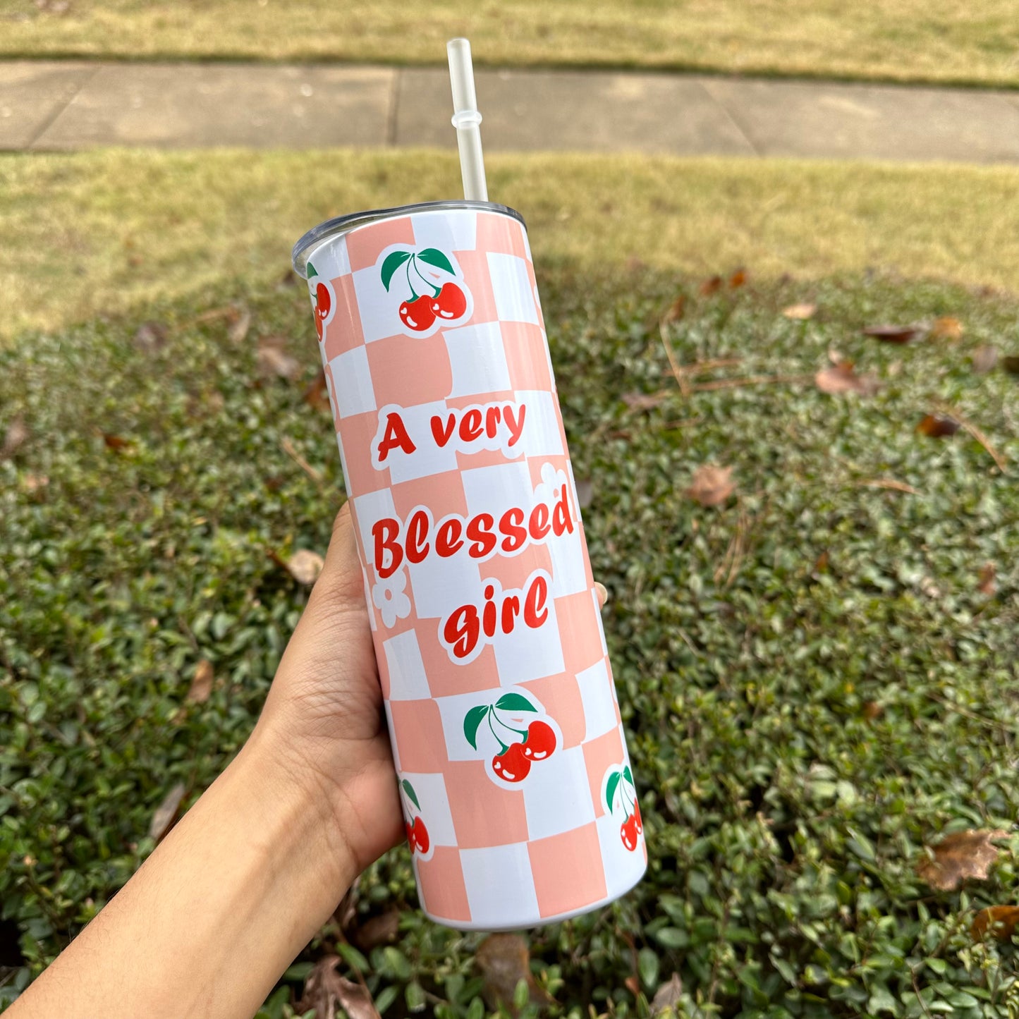 “A very blessed girl” cup 20oz